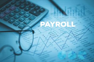 payroll visual glasses calculator paperwork